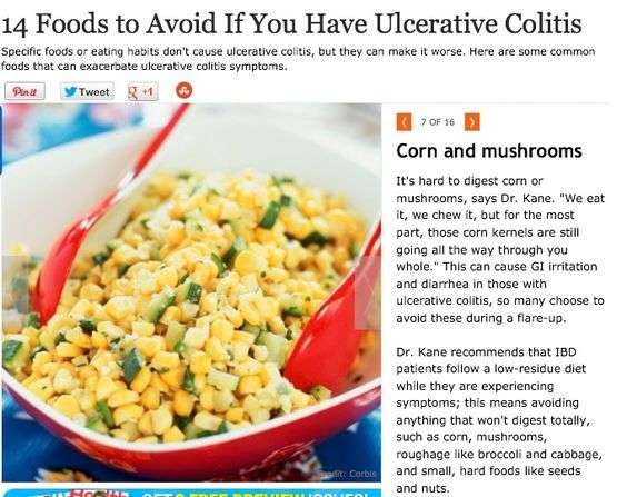 14 things not to eat if you have ulcerative colitis