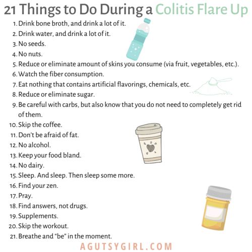21 Things to Do During a Colitis Flare Up in 2020