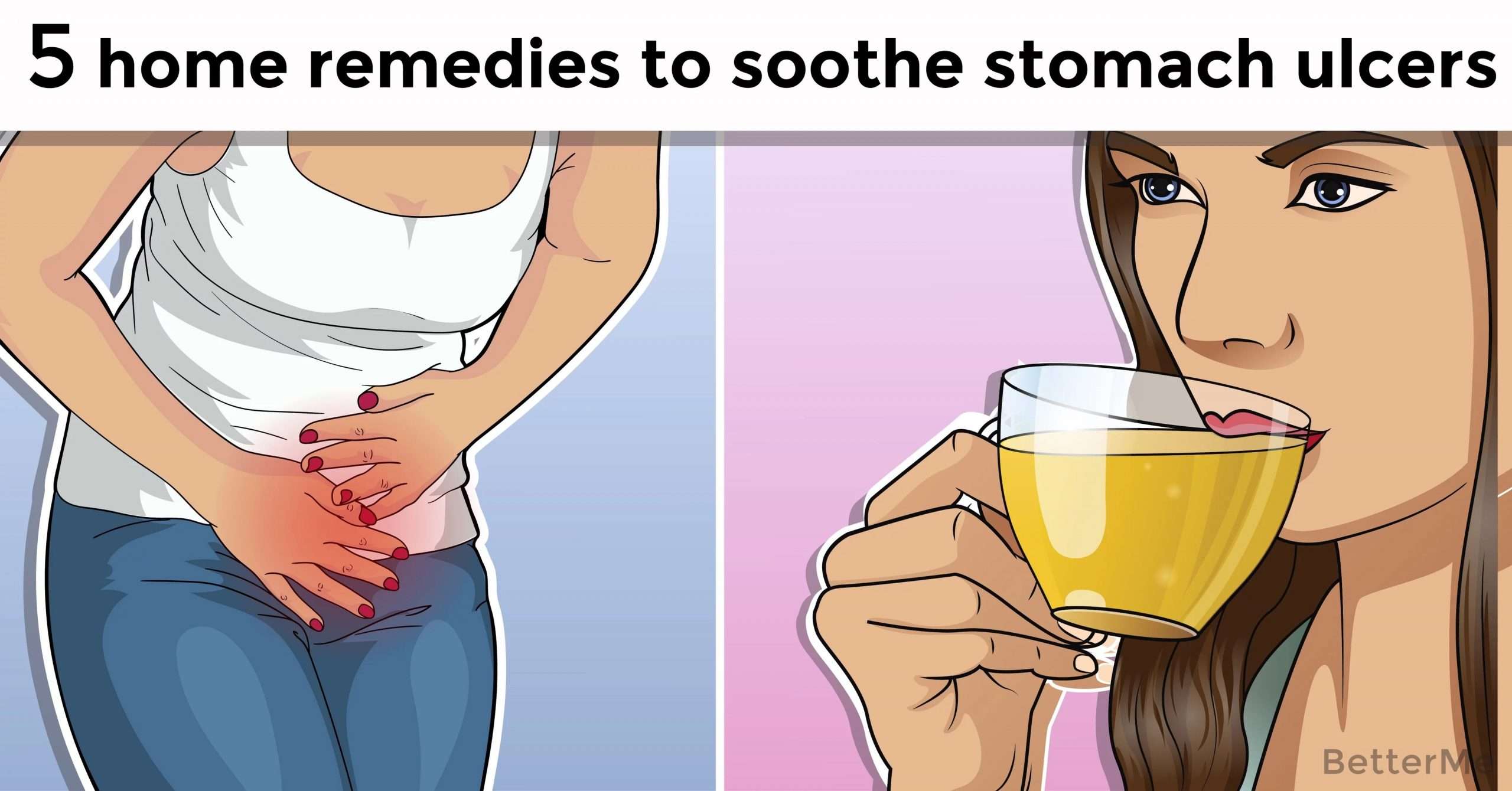 5 home remedies to soothe stomach ulcers