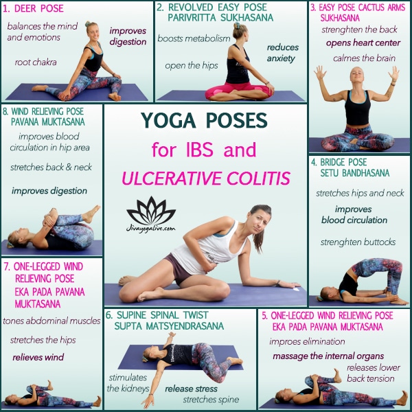8 Gentle Yoga Poses For IBS &  Ulcerative Colitis