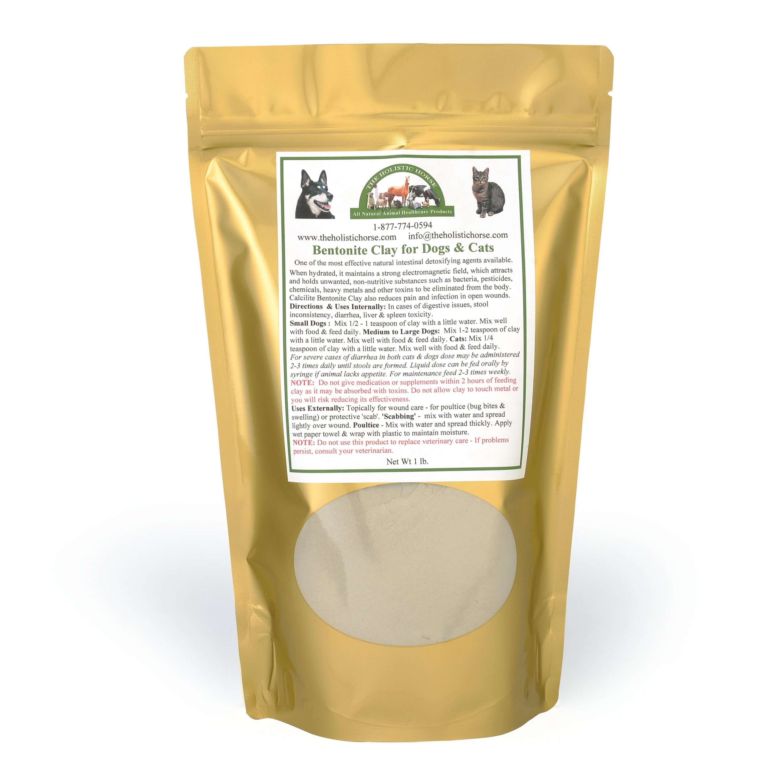 Bentonite Clay for Dogs 1 lbs.