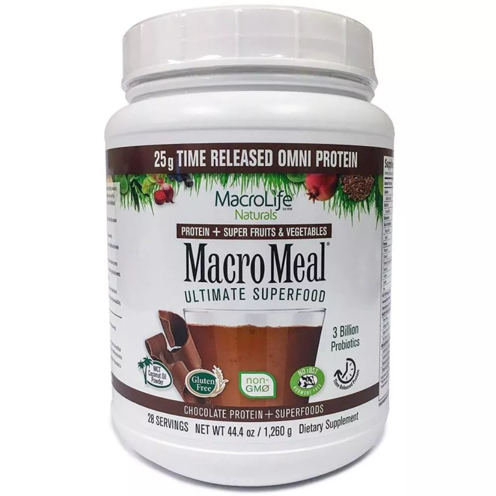 Buy Macrolife Naturals MacroMeal Vegan Chocolate 44oz Online