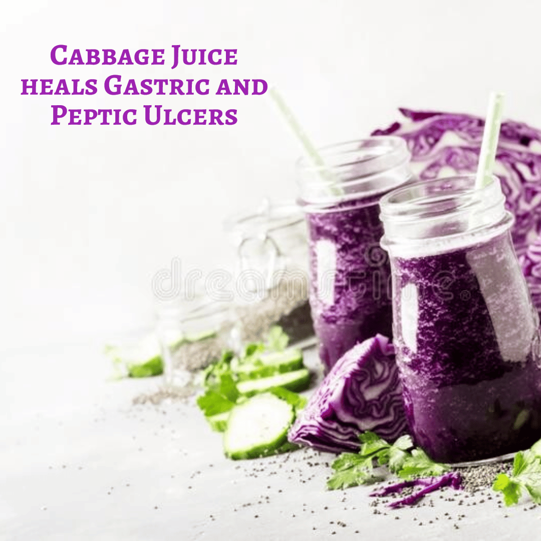 Cabbage Juice heals Gastric and Peptic Ulcers