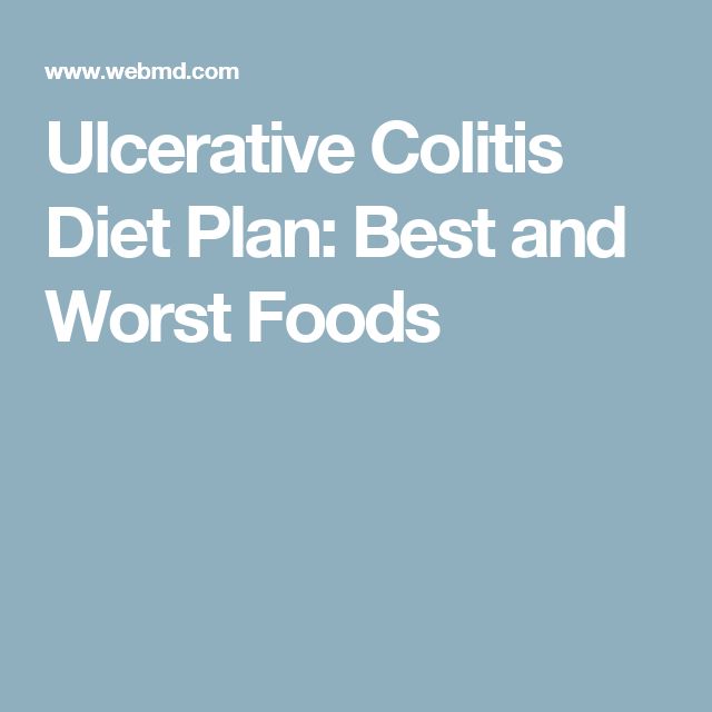 Creating an Ulcerative Colitis Diet Plan