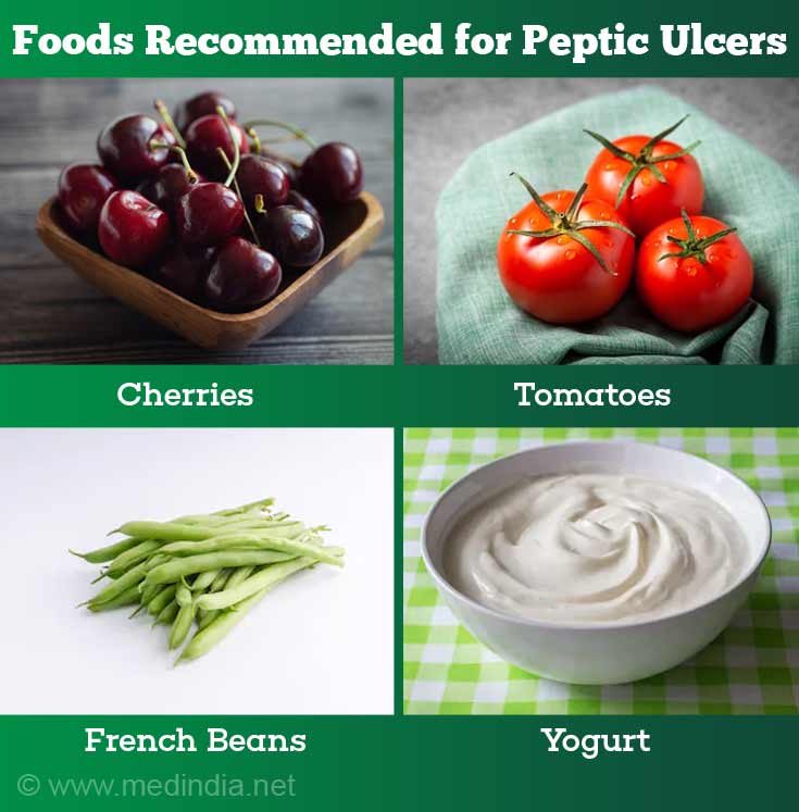 Diet for Peptic Ulcer (Stomach ulcers)