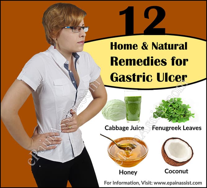 Home and Natural Remedies for Gastric Ulcer