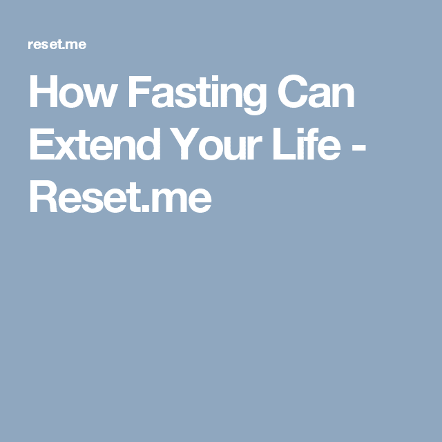 How Fasting Can Extend Your Life (With images)