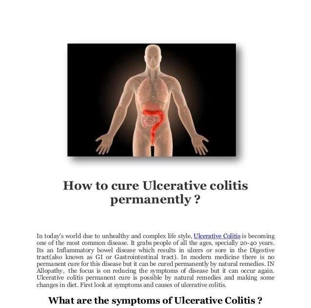 How To Cure Colon Ulcers