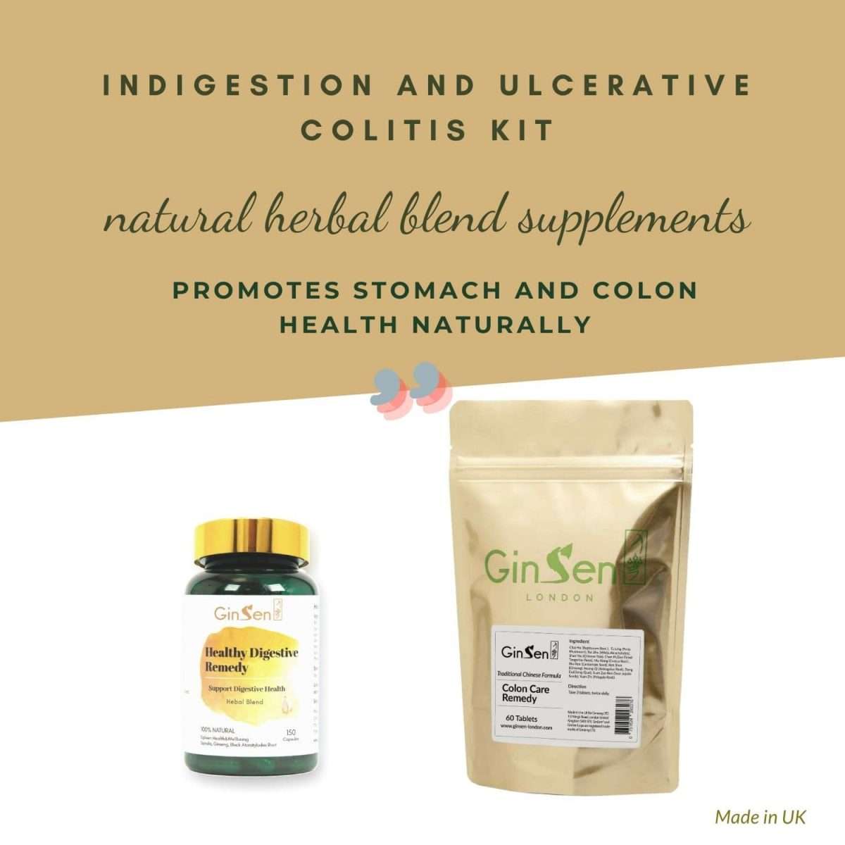 Indigestion and Ulcerative Colitis Kit by GinSen