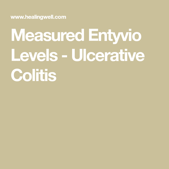 Measured Entyvio Levels