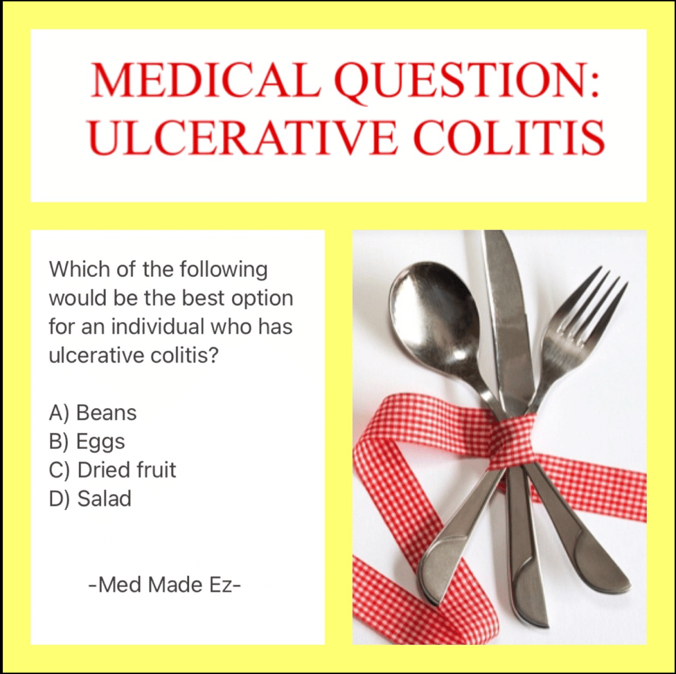 Medical Question: Ulcerative Colitis Diet