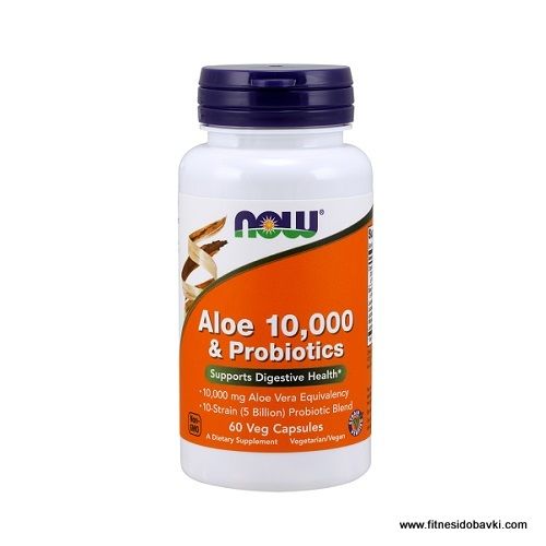 Now Aloe 10 000 and Probiotics