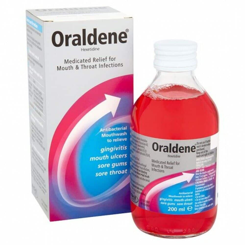 Oraldene Original Antibacterial Mouthwash for Mouth &  Throat Infections ...