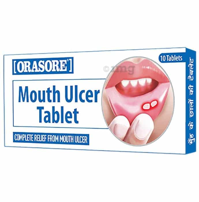 Orasore Mouth Ulcer Tablet: Buy strip of 10 tablets at best price in ...