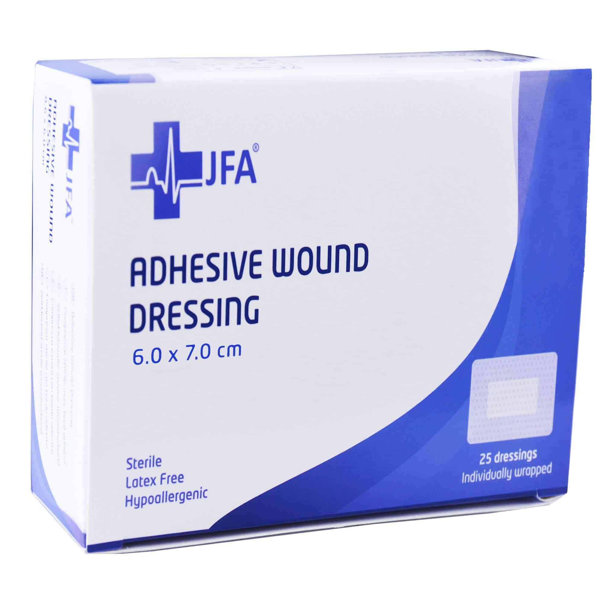 Pack of 25 Adhesive Sterile Wound Dressings