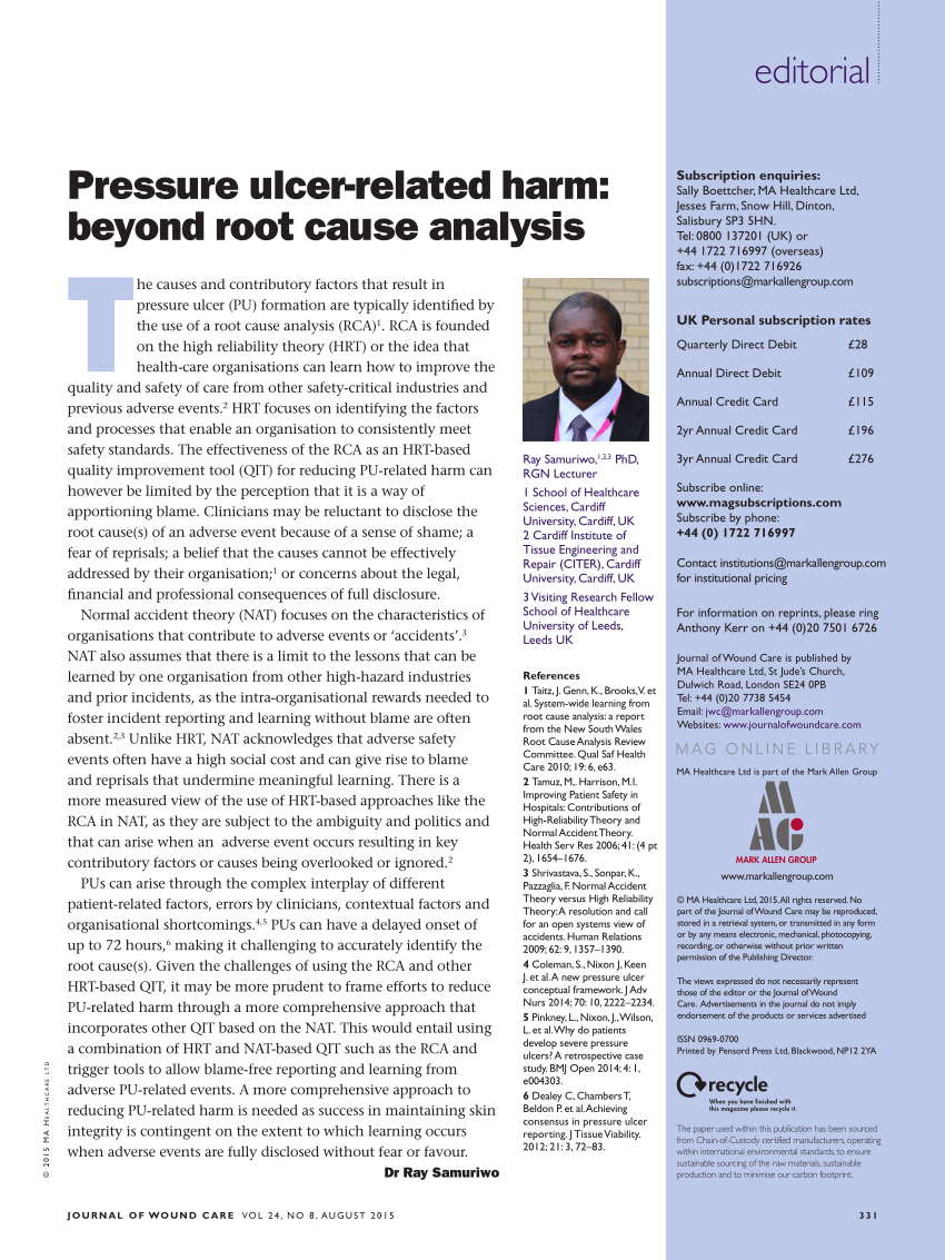 (PDF) Pressure ulcer