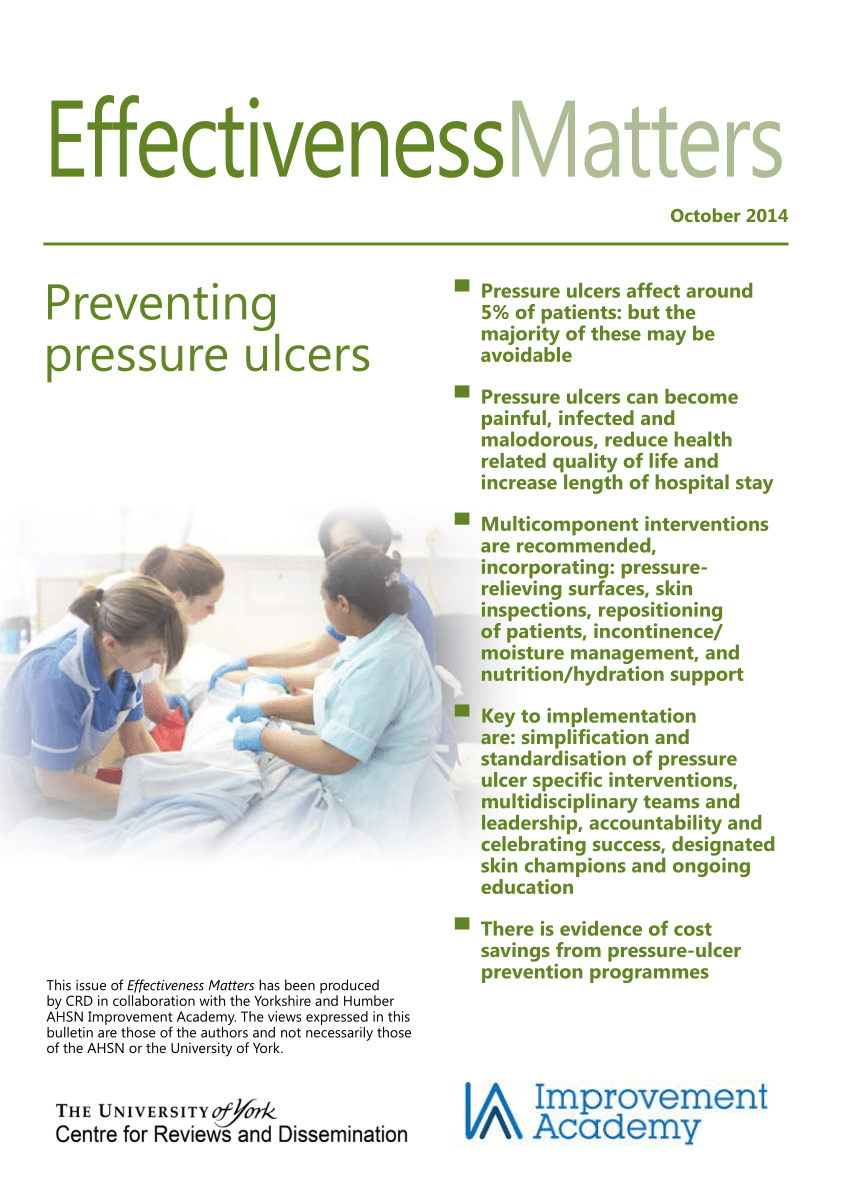 (PDF) Preventing pressure ulcers