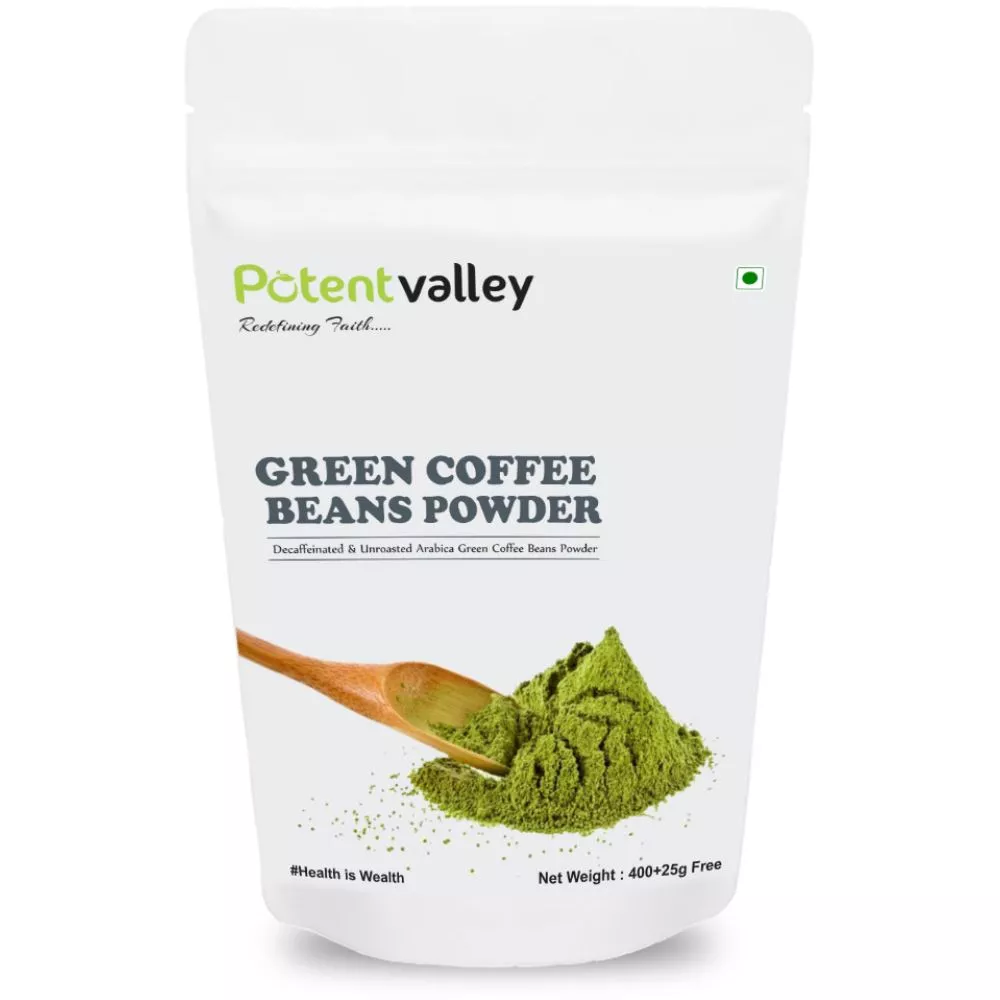 Potentvalley Decaffeinated Arabica Unroasted Green Coffee Beans (400g ...