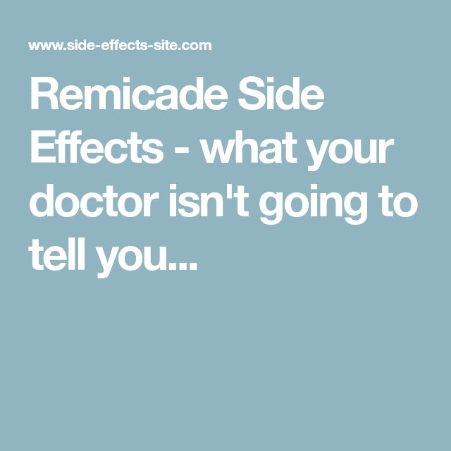 Remicade Side Effects