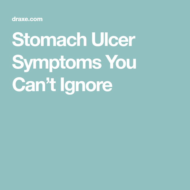 Stomach Ulcer Symptoms You Cant Ignore and How to Naturally Treat Them