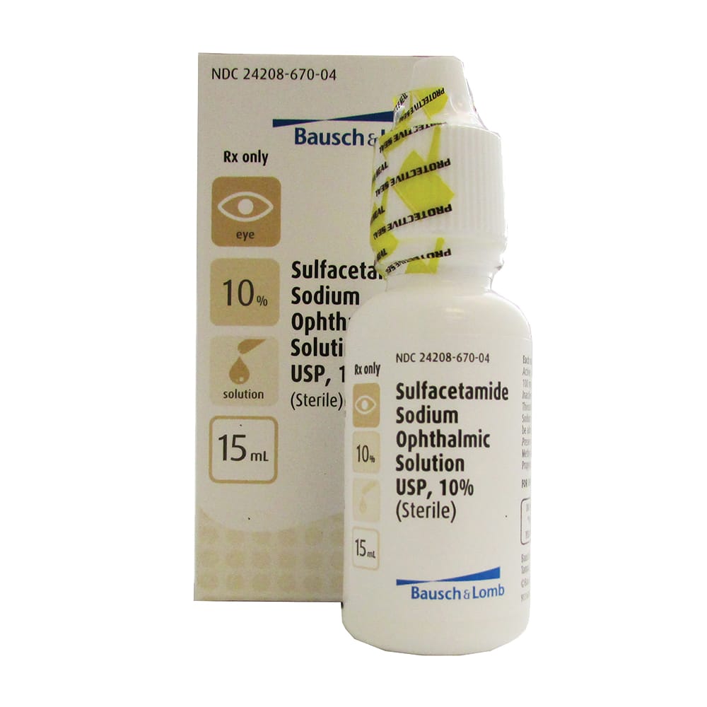 Sulfacetamide Sodium Ophthalmic Solution 10% by Bausch &  Lomb
