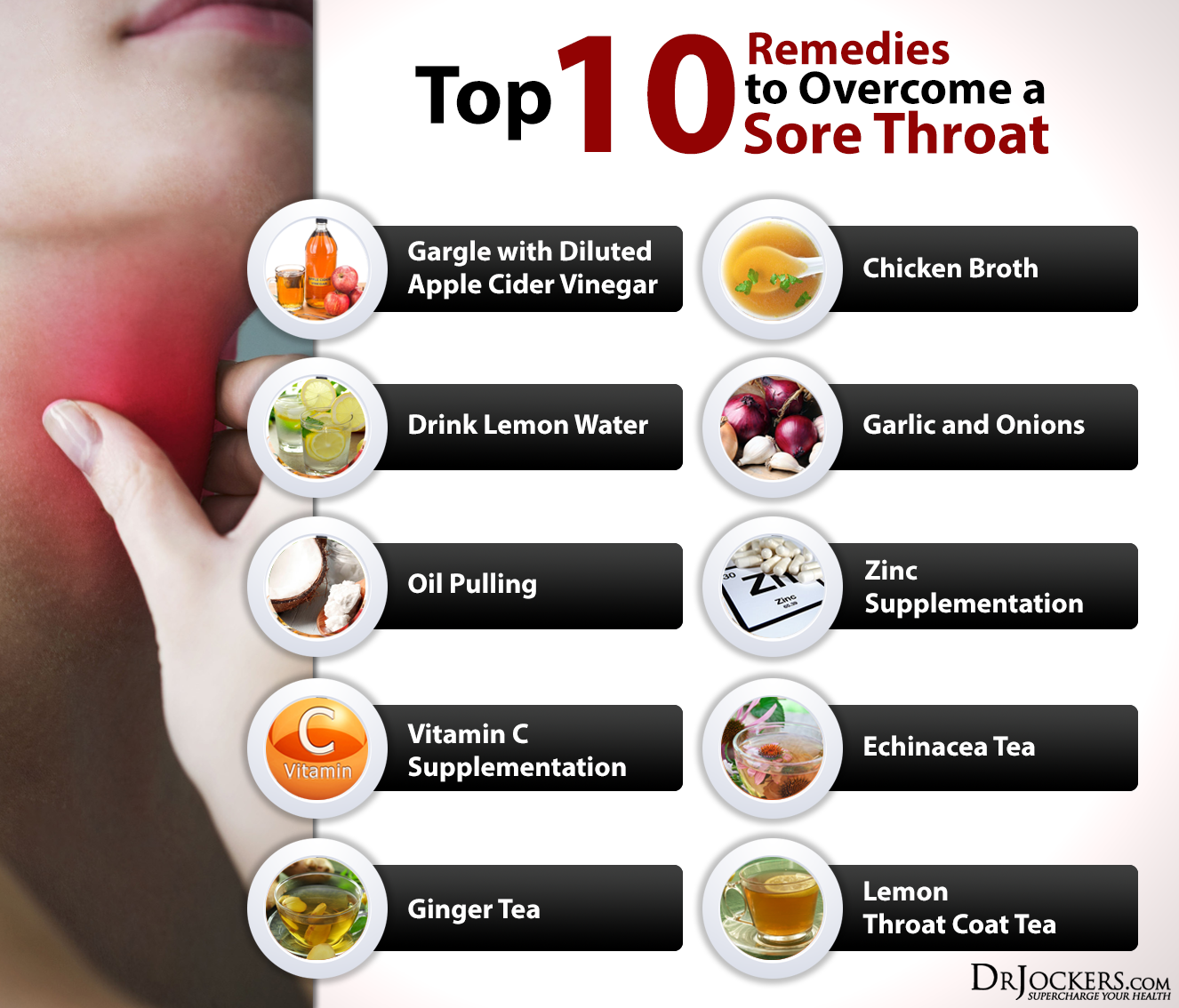 Top 10 Ways to Overcome a Sore Throat