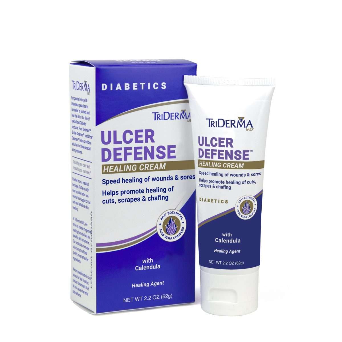 TriDerma Diabetics Ulcer Defense Healing Cream (2.2 oz) 182228000892