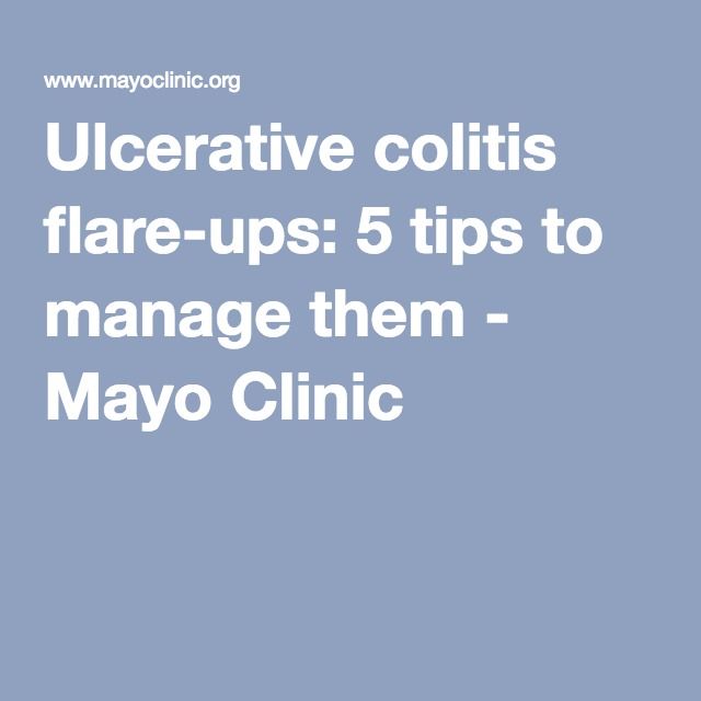 Ulcerative colitis flare
